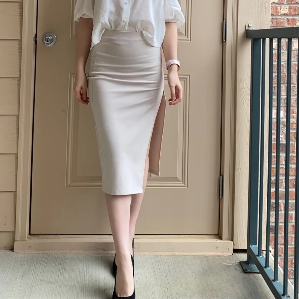 Babaton Pencil Slit Skirt 0